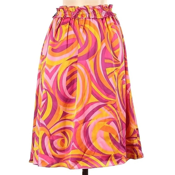 House of Harlow 1960 Joni Mini Dress in Pink Swirl Print Strapless Size XXS - Picture 4 of 7